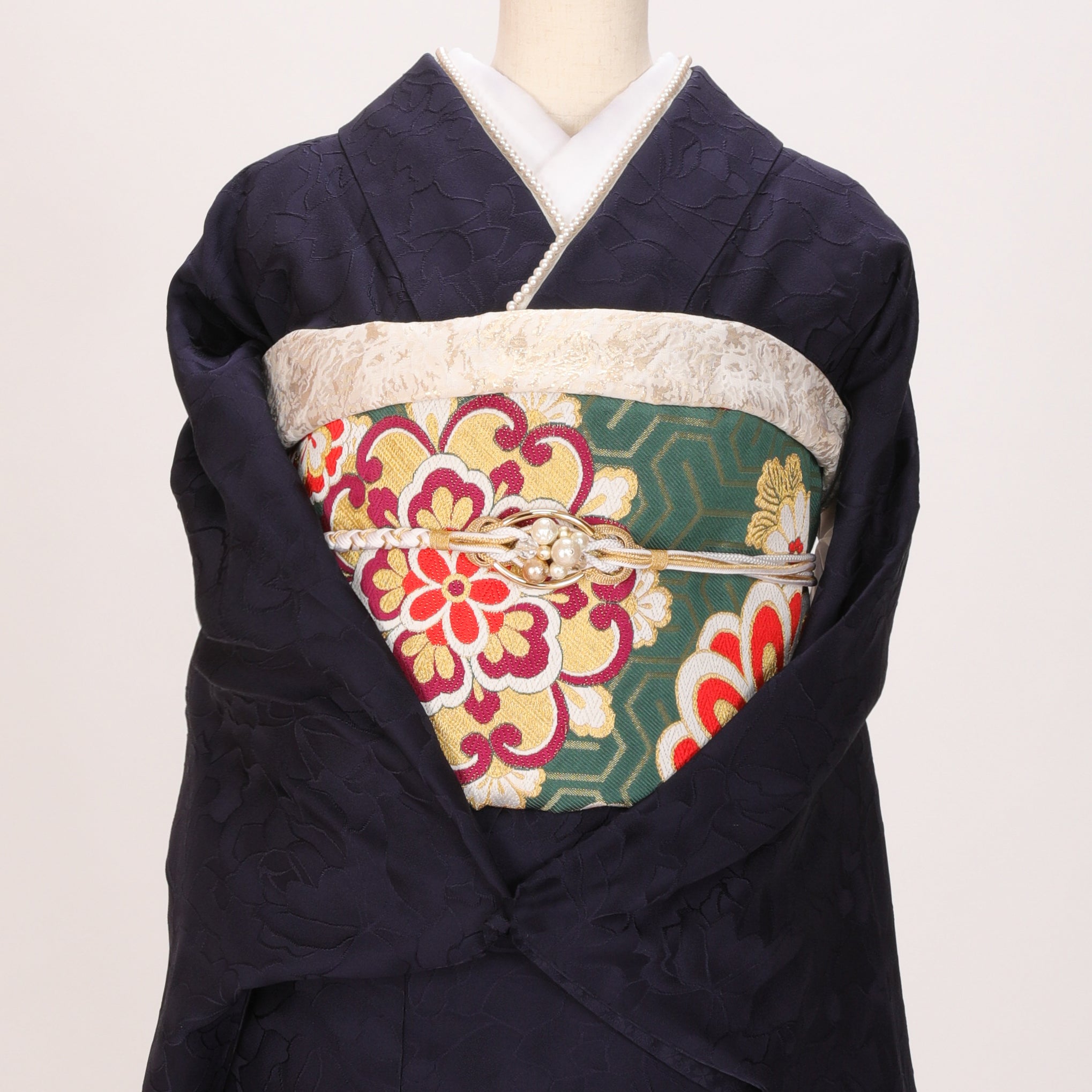 販売】振袖小物3点 Bセット ホワイト/ゴールド/パール系 | ワナップ