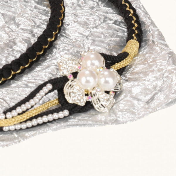 【販売】振袖小物3点 Cセット シルバー/ゴールド/メタリック系.