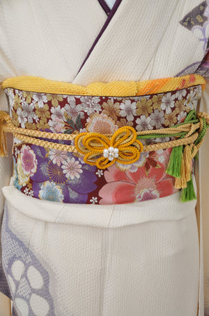 FR-014　白地しぼり　振袖