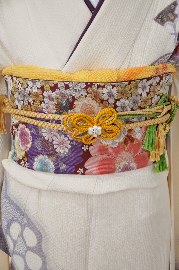 FR-014　白地しぼり　振袖