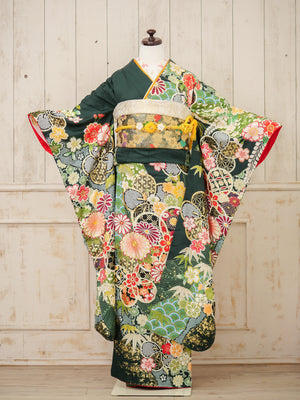 FI-027　翠緑の花宴　振袖