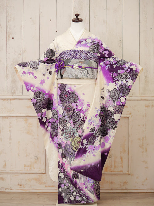 FI-049    紫麗の薔薇夢　振袖
