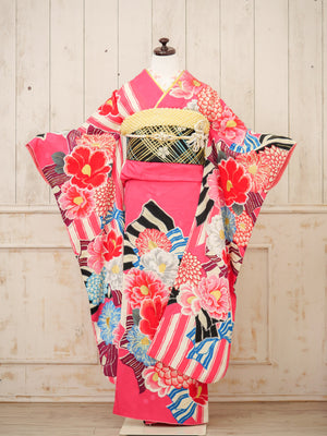 FI-051　艶華ストライプ　振袖