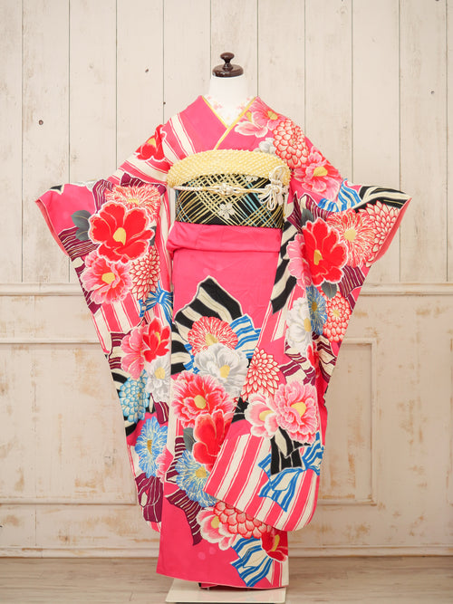 FI-051　艶華ストライプ　振袖
