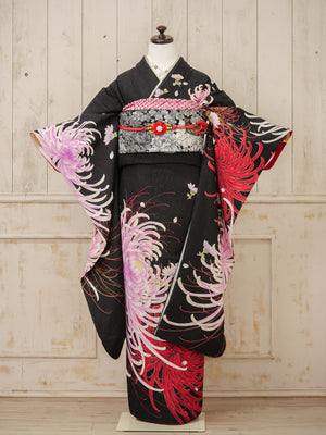 FI-055　黒菊シンフォニー　振袖