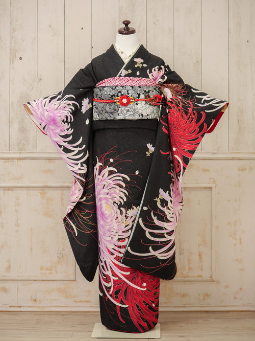 FI-055　黒菊シンフォニー　振袖