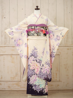 FK-003　月下の芍薬　振袖