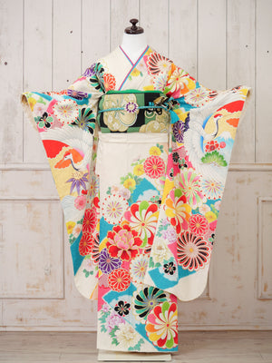 FR-010　白地古典　AMIAYA　振袖