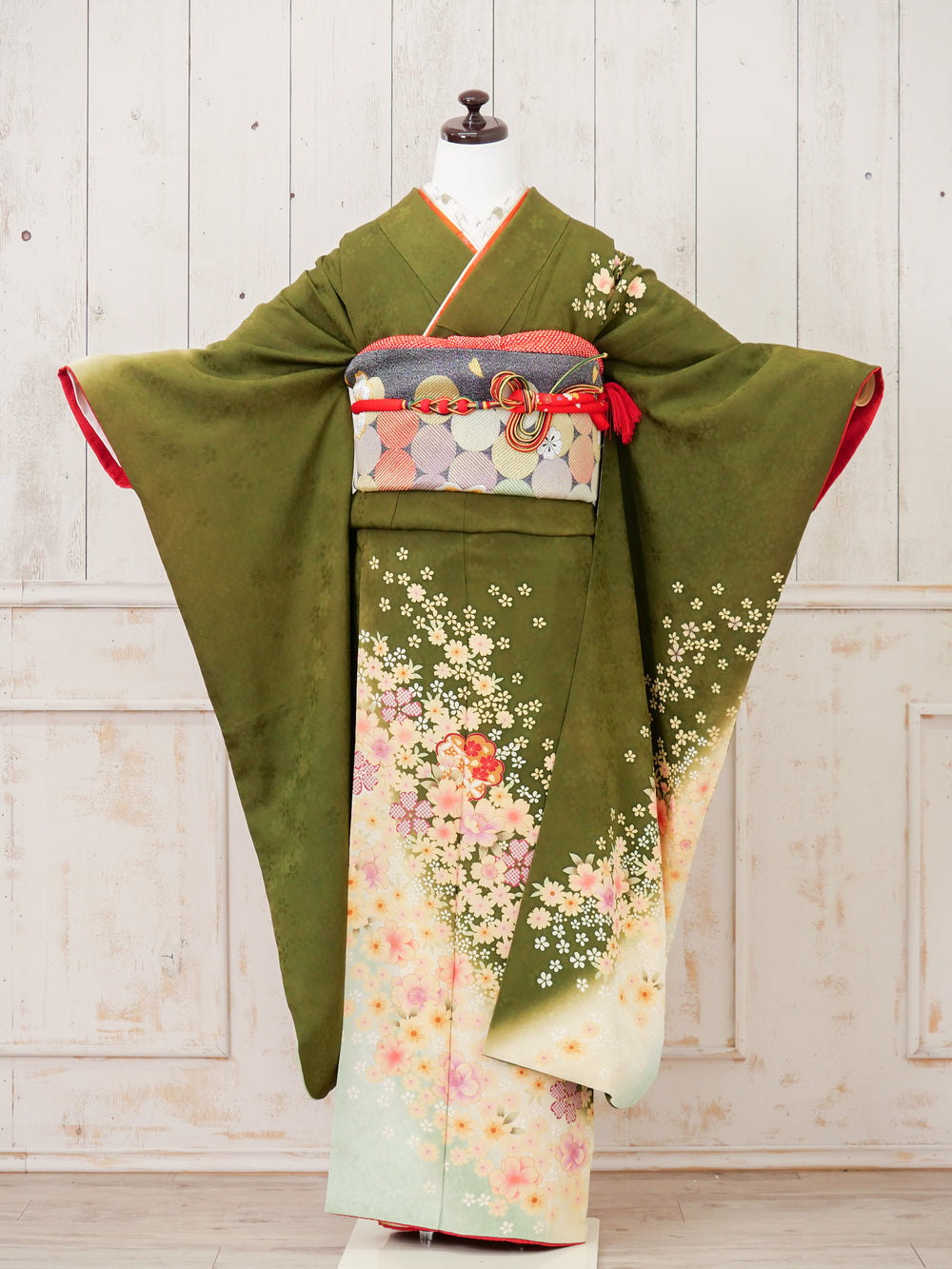 FR-023  抹茶さくら　振袖