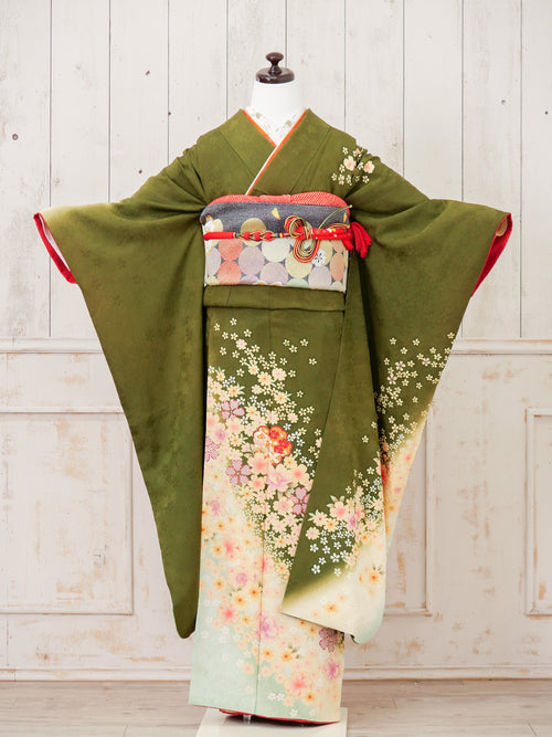 FR-023  抹茶さくら　振袖