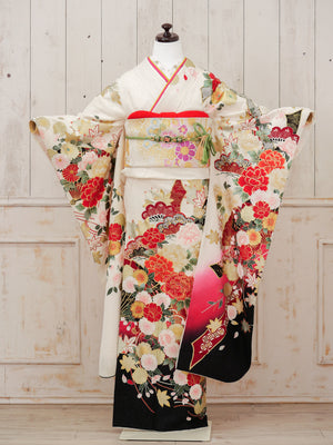 FR-026　白地古典　振袖