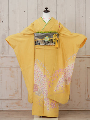 FR-032　黄色桜　振袖