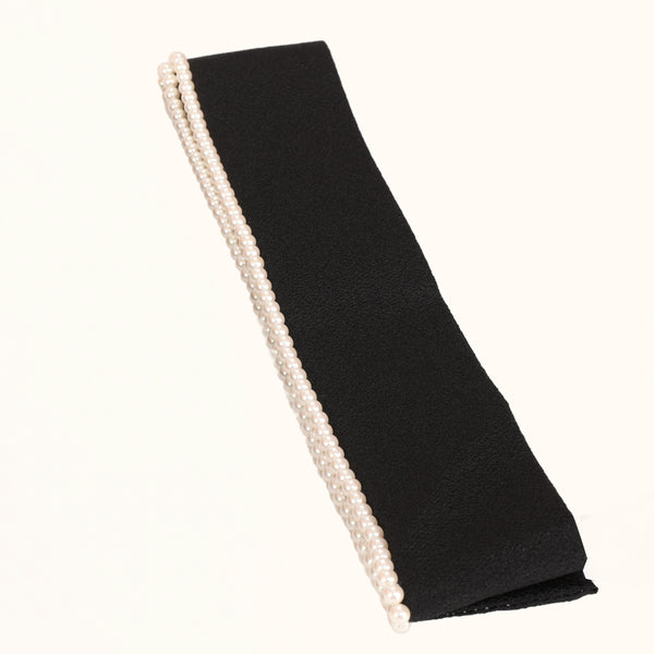 【販売】振袖小物3点 Fセット 黒/ゴールド/クラシカル.