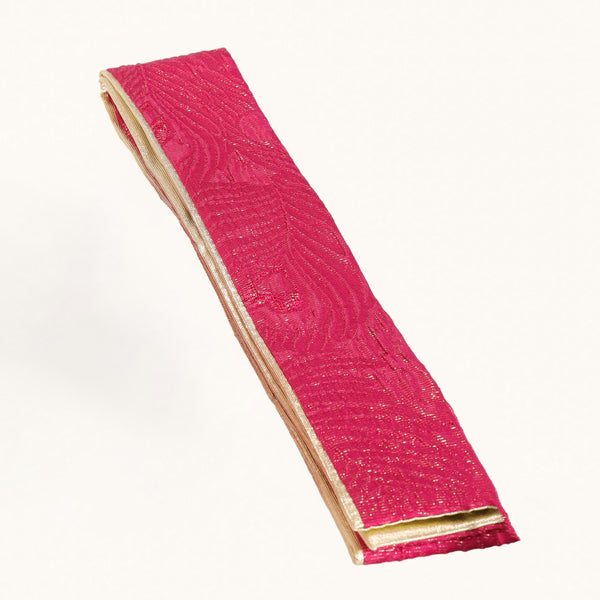 【販売】振袖小物3点 Iセット ピンク/ゴールド/華やか.