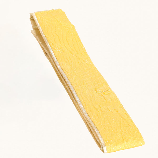 【販売】振袖小物3点 Jセット 黄色/古典/レトロ.