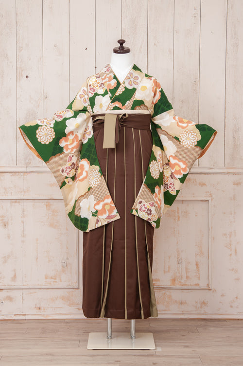 KR-002/KANSAIグリーン　卒業袴　仙台　宮城