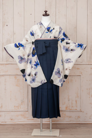 KR-006/JAPAN STYLE×中村里砂　椿アネモネ　卒業袴　仙台　宮城