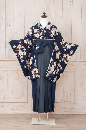 KR-013/Heather　ピオニーネイビー　卒業袴　仙台　宮城