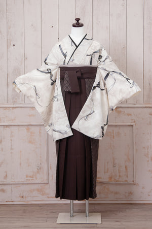 KR-017/Heather　ホワイトリボン　卒業袴　仙台　宮城