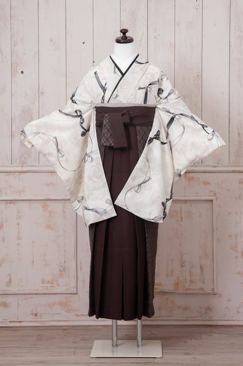 KR-017/Heather　ホワイトリボン　卒業袴　仙台　宮城