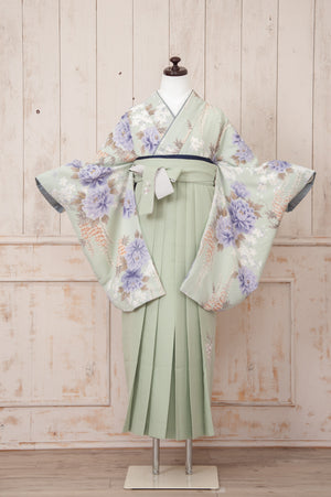 KR-021/ミントグリーン　卒業袴　仙台　宮城