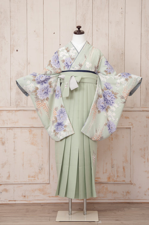 KR-021/ミントグリーン　卒業袴　仙台　宮城