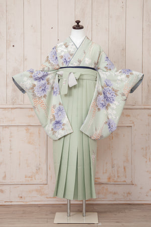 KR-021/ミントグリーン　卒業袴