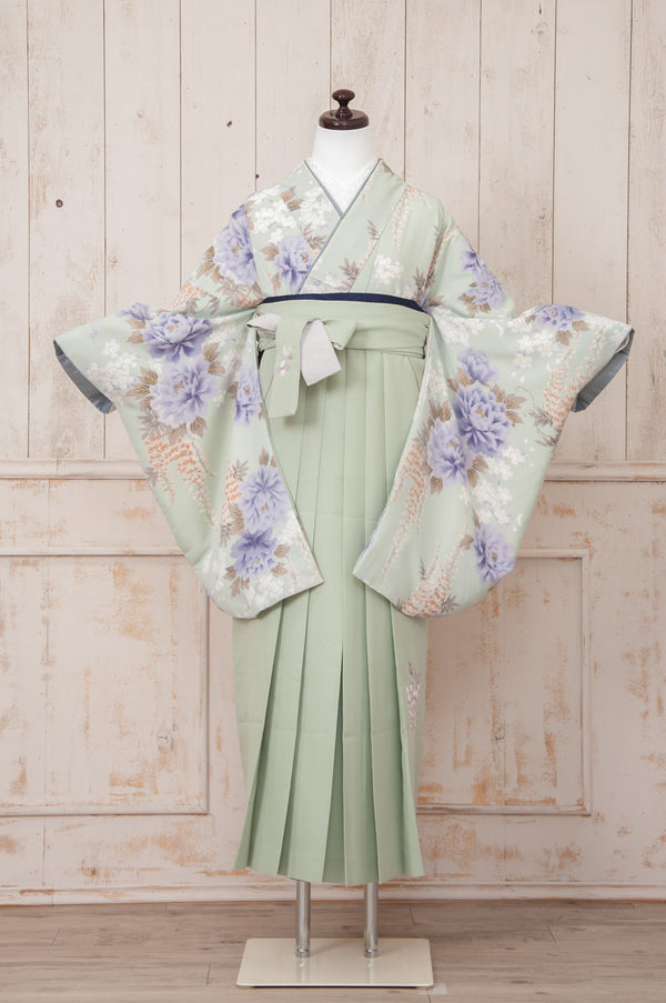 KR-021/ミントグリーン　卒業袴