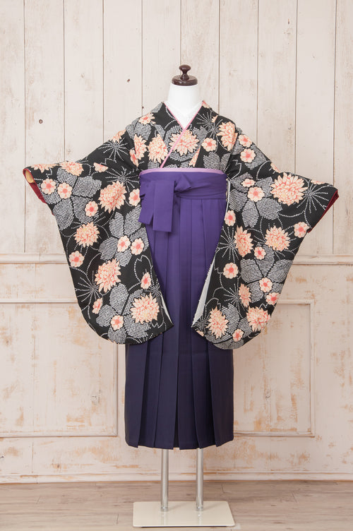KR-038/黒しぼり　卒業袴　仙台　宮城