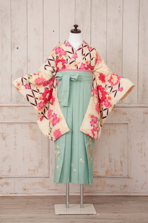 KR-049/アトリエサブ クリーム　卒業袴　仙台　宮城