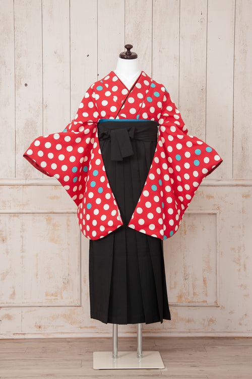 KR-052/赤水玉　卒業袴　仙台　宮城