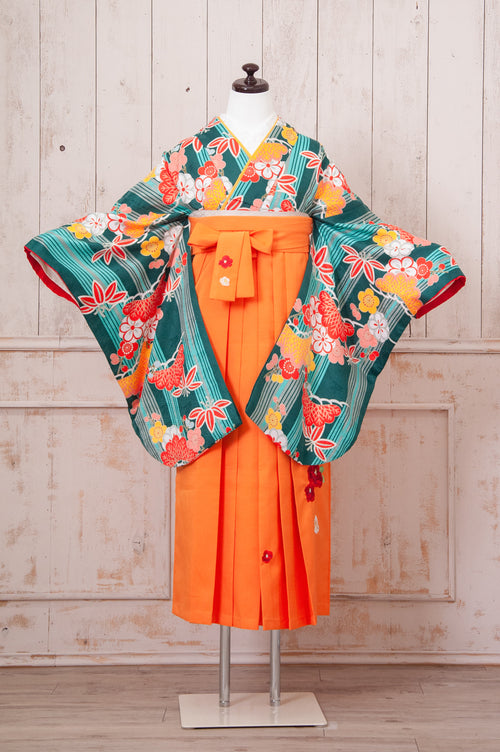 KR-062/松竹梅緑　卒業袴　仙台　宮城