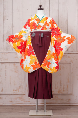 KR-065/百合尽くし　卒業袴　仙台　宮城