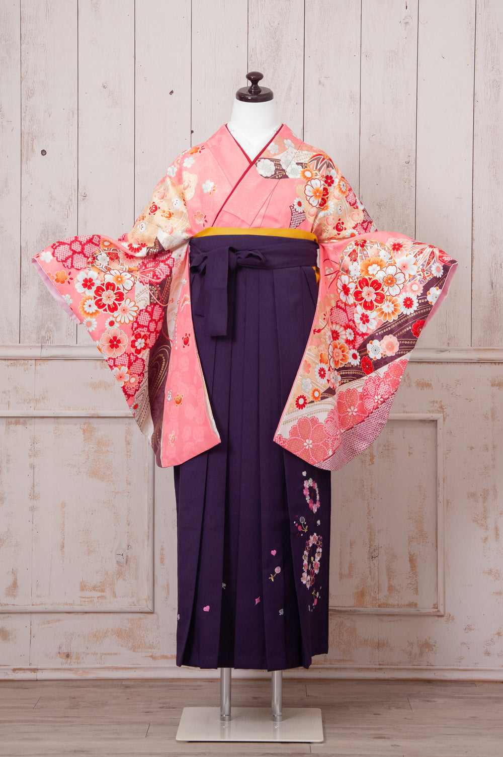 KR-066/PATiPATi ピンク手まり　卒業袴　仙台　宮城