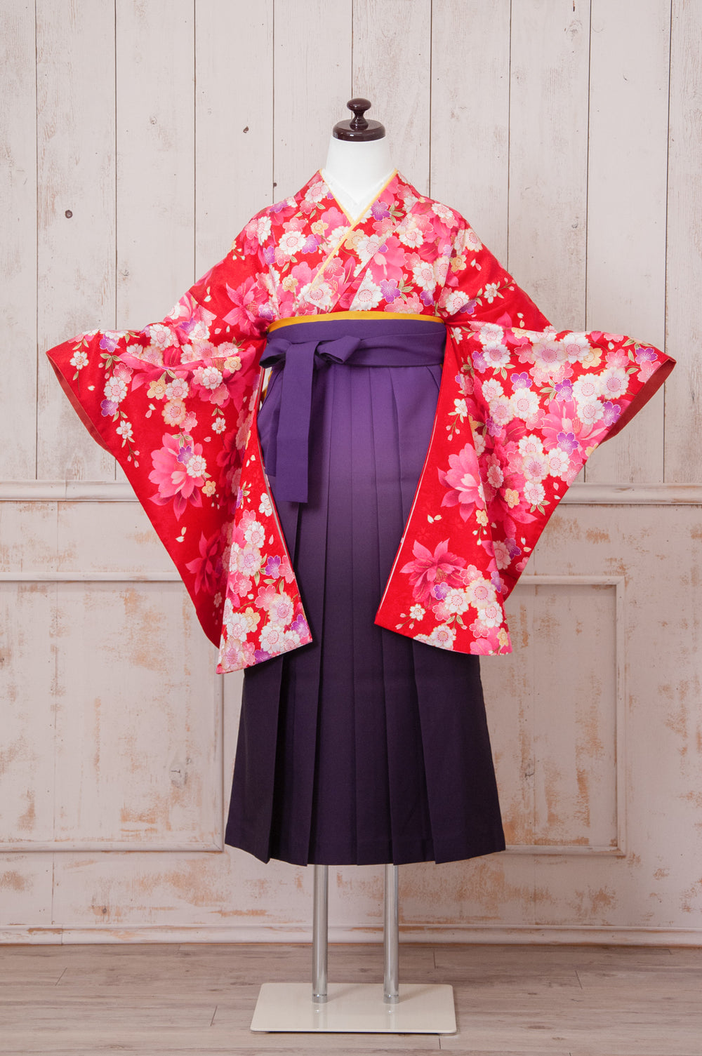 KR-073/赤桜　卒業袴　仙台　宮城