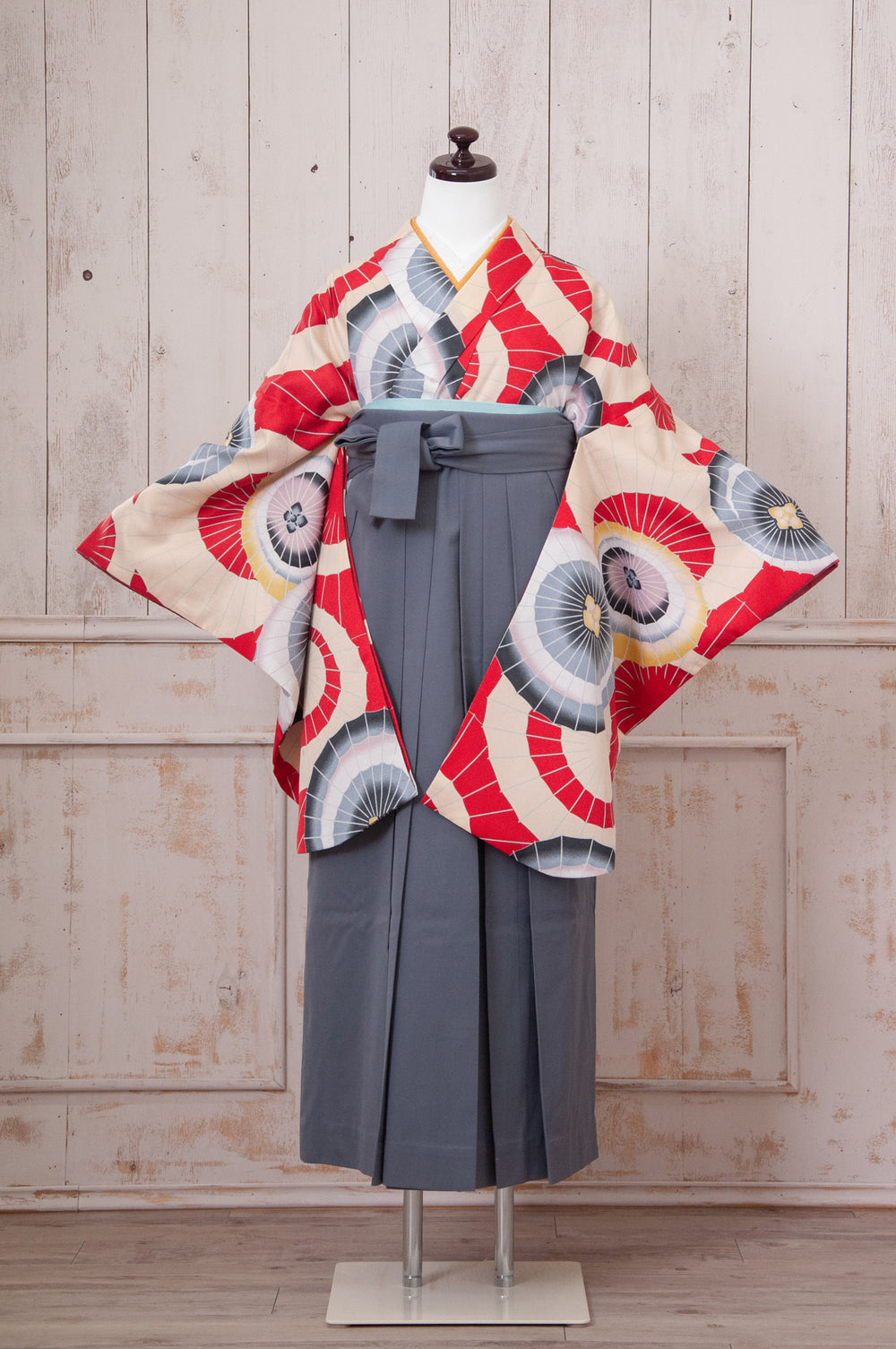 KR-086/赤傘　卒業袴　仙台　宮城