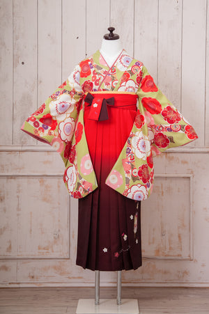 KR-087/若草梅のし　卒業袴　仙台　宮城