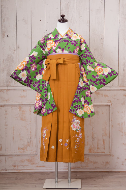 KR-088/ナイトグリーン　卒業袴　仙台　宮城