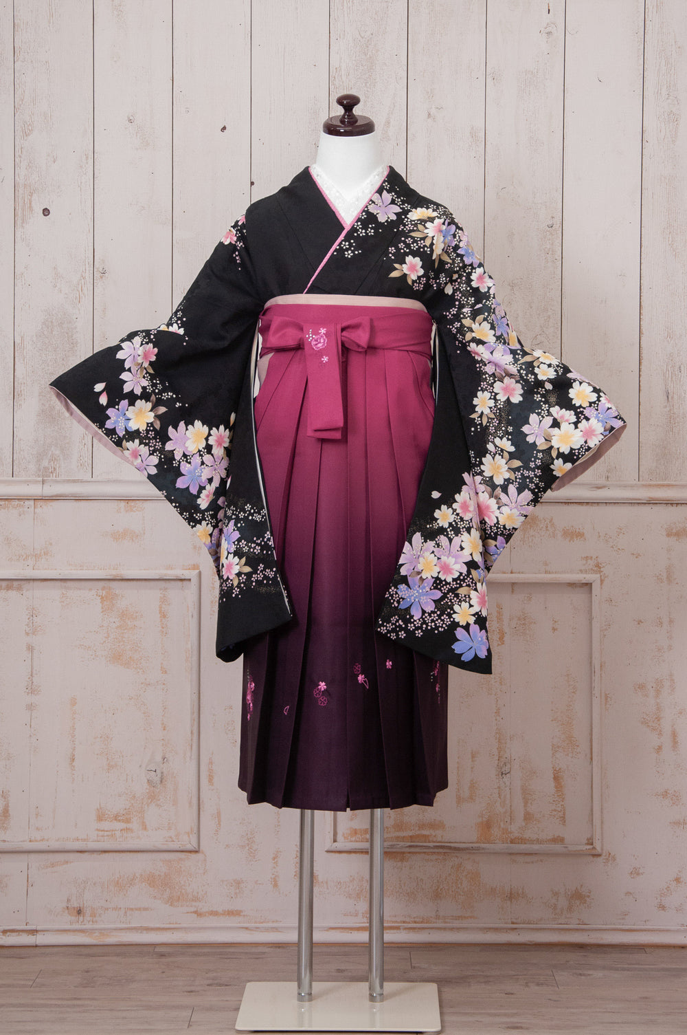 KR-094/黒桜　卒業袴　仙台　宮城