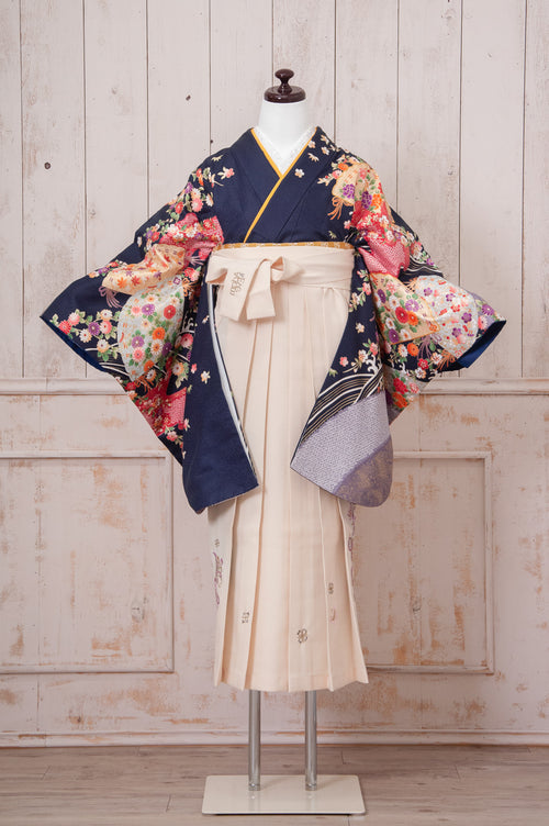 KR-102/紺扇　卒業袴　仙台　宮城