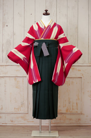 KR-112/矢羽根エンジ　卒業袴　仙台　宮城