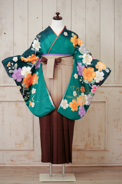 KR-116/anan グリーン　卒業袴　仙台　宮城