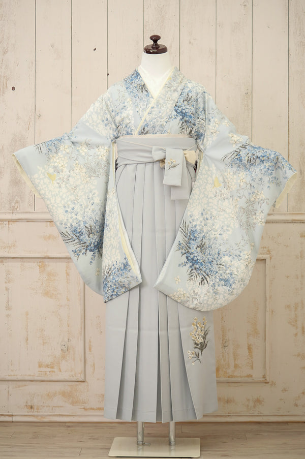 KR-128/ブルパウダーミモザ　卒業袴