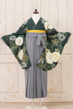 KR-134/桜田ひより×百華 ディープグリーン　卒業袴