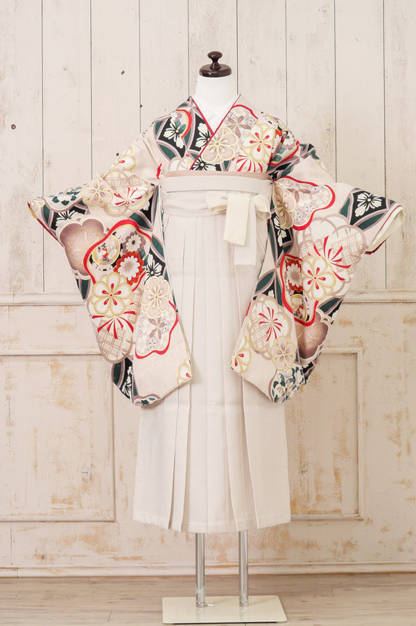 KR-135/ピンク七宝　卒業袴