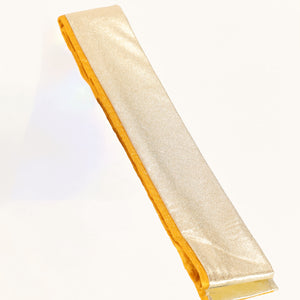 【販売】振袖小物3点 Mセット 黄色/からし色/古典.