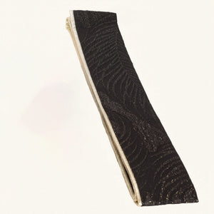 【販売】振袖小物3点 Oセット 白/黒/モノトーン.