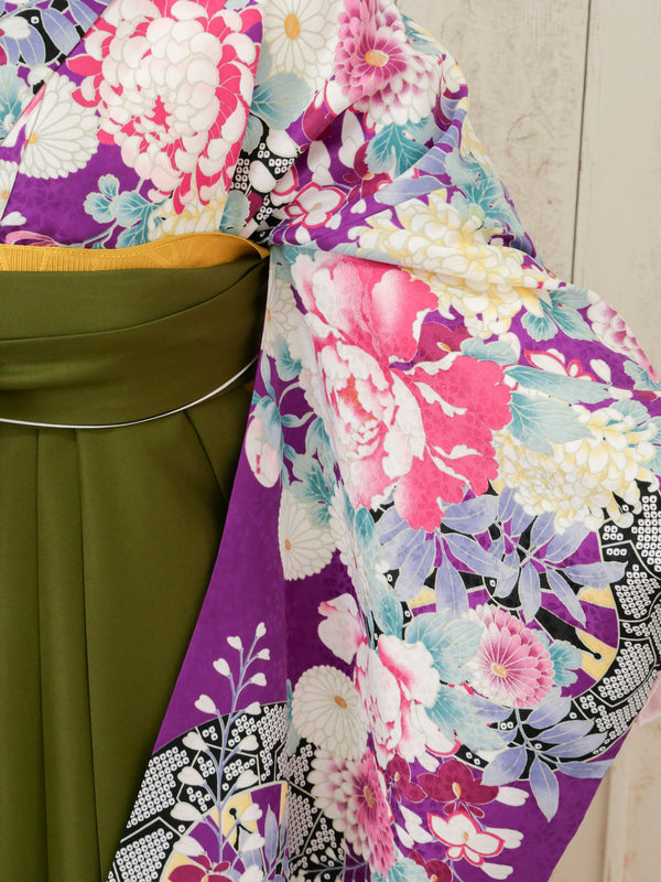 KR-129/紫牡丹　卒業袴