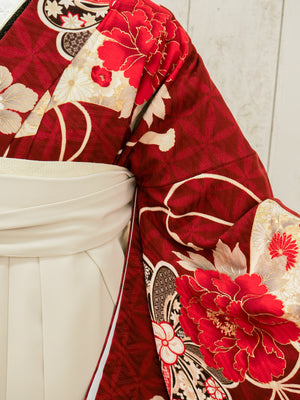 KR-131/九重赤扇牡丹　卒業袴