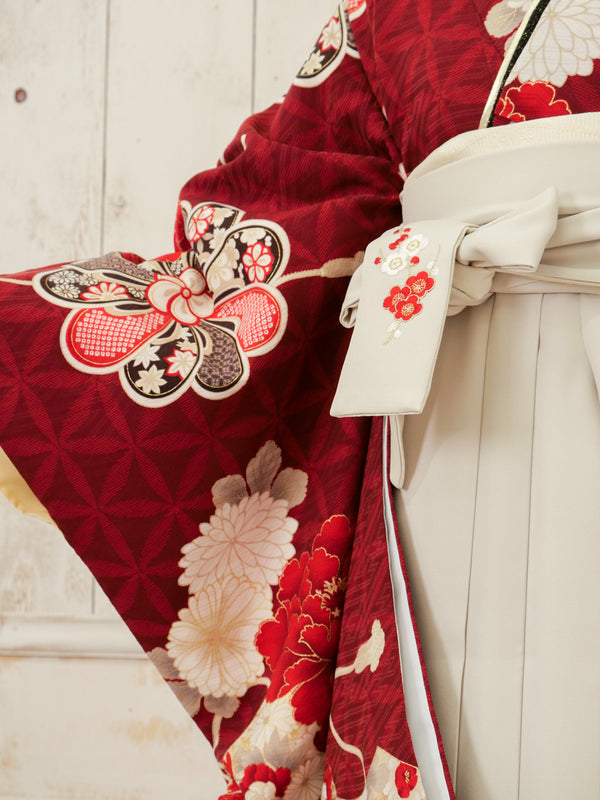 KR-131/九重赤扇牡丹　卒業袴